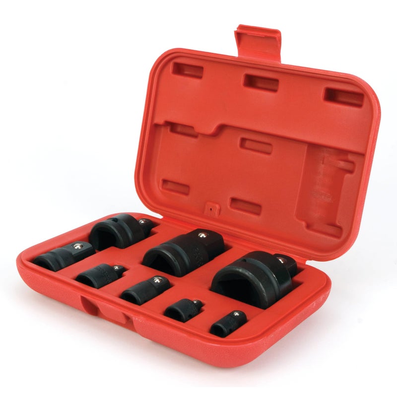 Performance Tool M795 Convertible Impact Adaptor Set in Durable Case for Air, Power, or Drive Tools (8-Piece) - Image 1